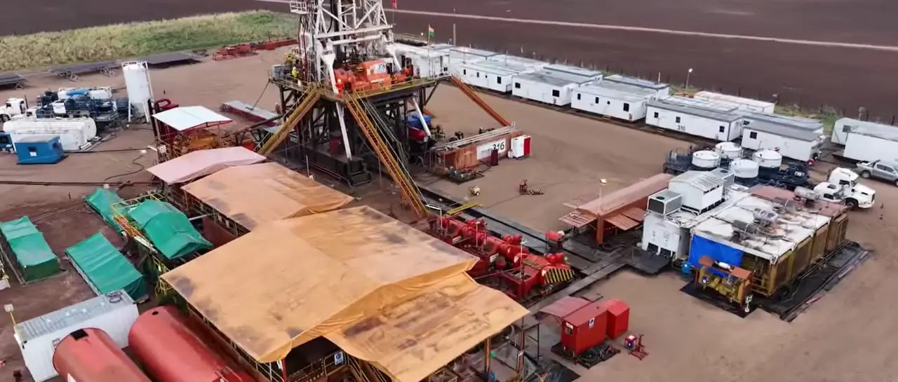 Montecristo MTC-9 wellsite at Okinawa, Santa Cruz, Bolivia